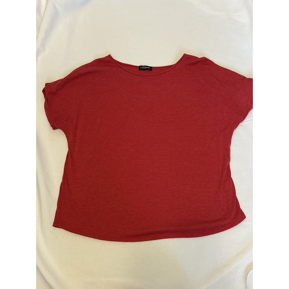 Colette Casual Shirt XL Stitchfix Red Split Sleeve Detail
